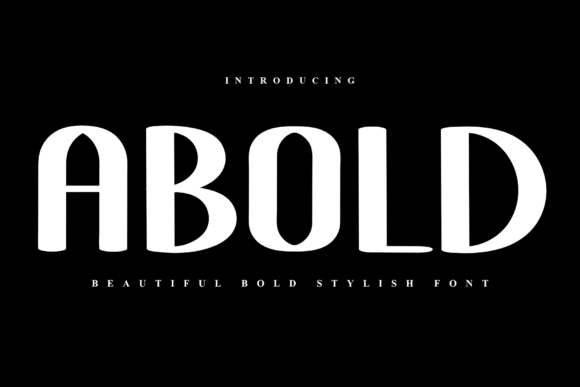 Abold: A Bold Display Font for Modern Web Design