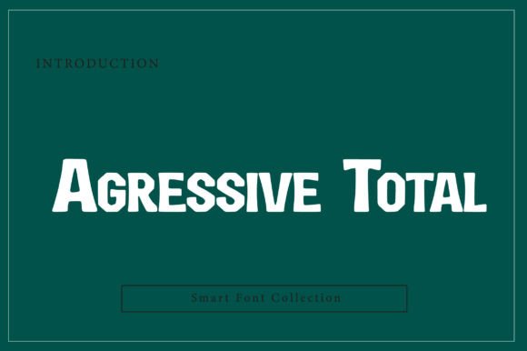 Agressive Total: A Bold Display Font for Web Design