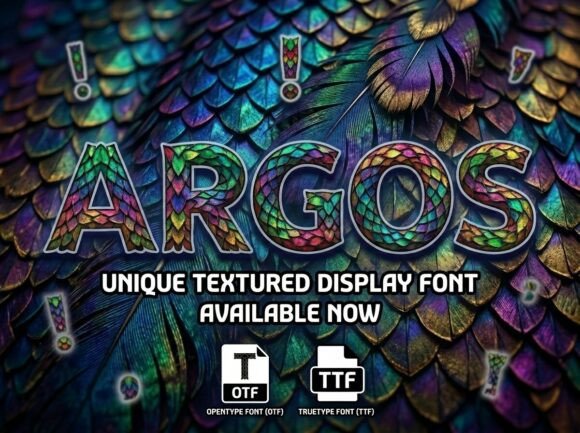 Argos: The Bold Display Typeface for Impact