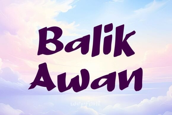 Balik Awan Typeface Review for Web Designers
