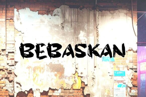 Bebaskan: The Edgy Display Font for Bold Crafts