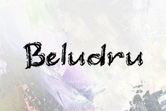 Beludru: A Bold Display Font for Editorial Impact