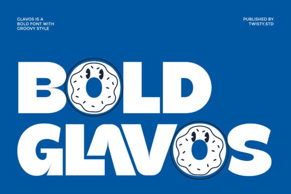 Bold Glavos: A Playful Display Font for Modern Branding