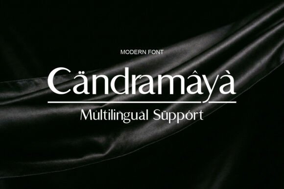 Candramaya: A Refined Sans Serif Font for Editorial Design