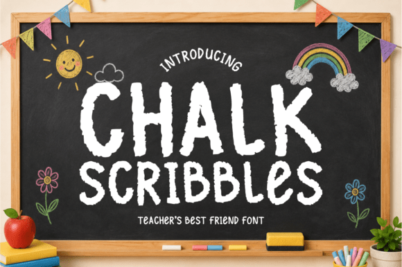 Chalk Scribbles: A Playful Typeface for Branding