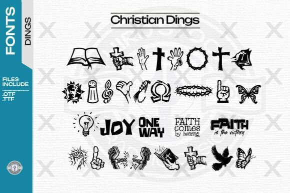 Christian Dings: A Sacred Typeface for Crafters