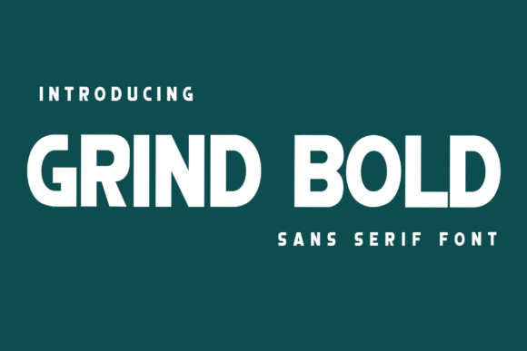 Grind Bold: The Typeface That Commands Attention
