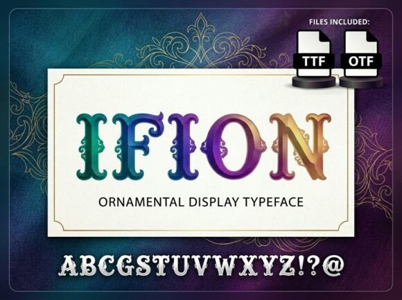 Ifion Font: A Bold Display Typeface for Branding