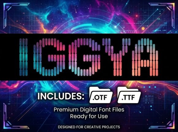 Iggya: A Display Font for Bold Brand Identity