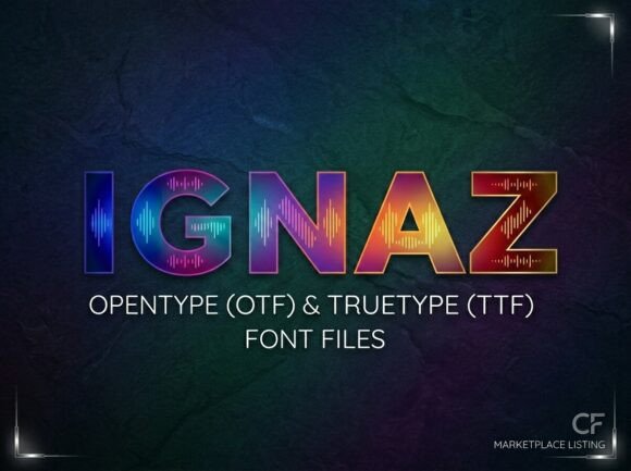 Ignaz: A Bold Display Font for Modern Web Design