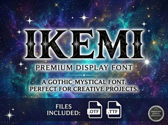 Ikemi: A Designer’s Honest Review of This Bold Display Typeface