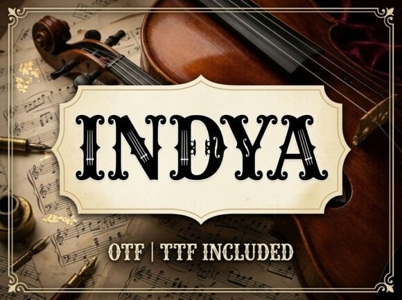 Indya: A Display Font for Editorial Impact