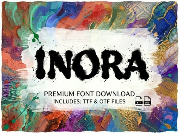 Inora: A Bold Display Font for Web Design