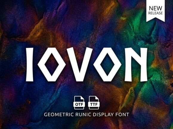 Iovon: A Display Font for Bold Branding