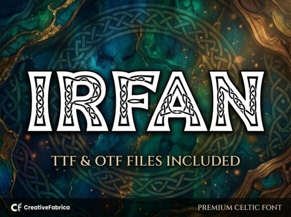Irfan: A Bold Display Font for Web Design