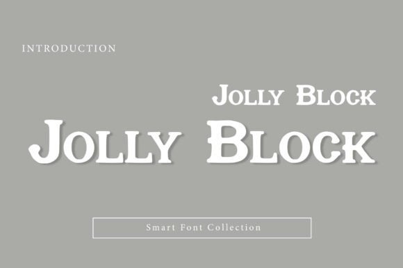 Jolly Block Font: A Playful Typeface for Bold Brands