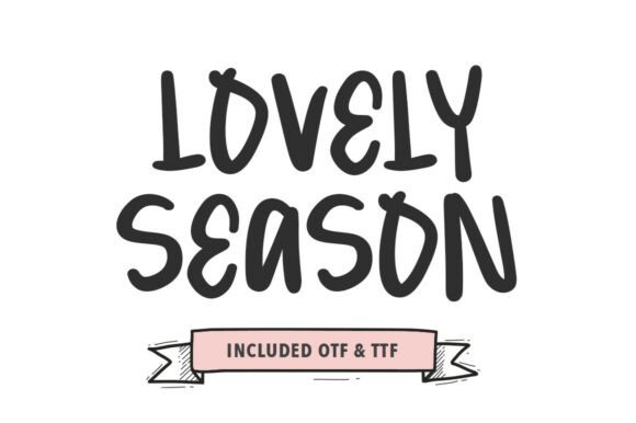Lovely Season Font for Crafters