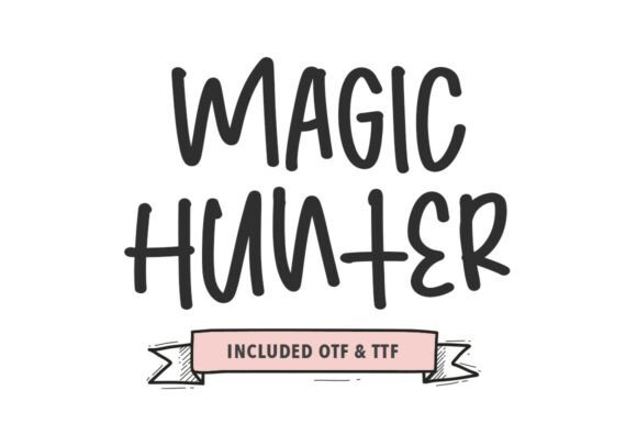 Magic Hunter: A Bold Display Font for Creators