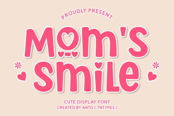 Mom s Smile: A Warm Display Font for Editorial Design