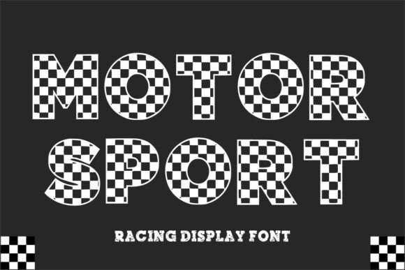 Motor Sport Font: Bold Display Type for Campaigns