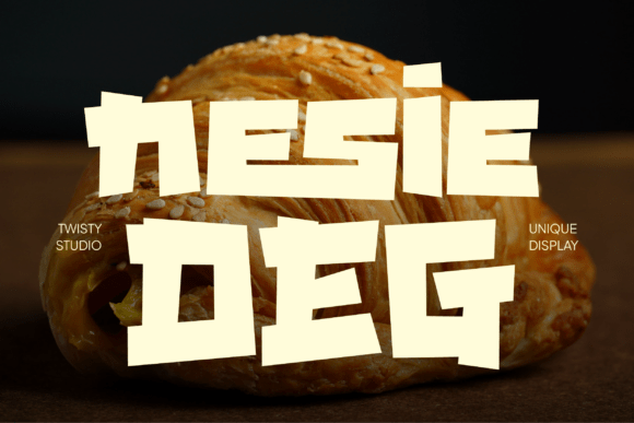 Nesiedeg: A Bold Display Font for Editorial Impact