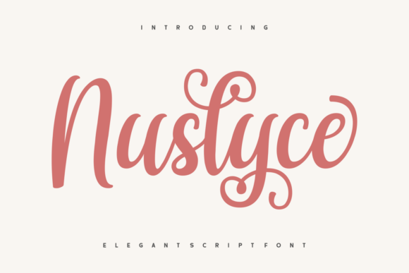 Nuslyce: The Perfect Script Font for Crafters