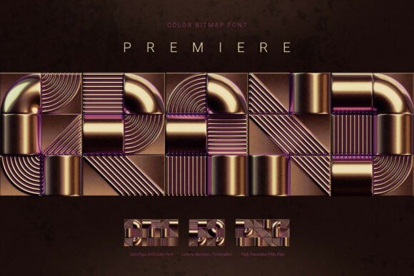 Premiere Grand: A Premium 3D Font for Branding