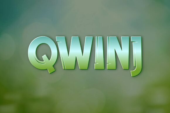 Qwinj: A Gothic Cartoon Font for Makers
