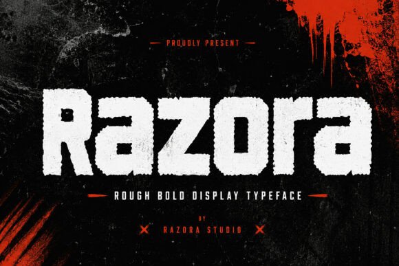 Razora: A Bold Display Font for Strong Branding