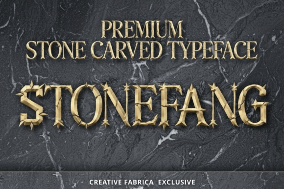Stonefang Typeface: Bold Branding for Small Business